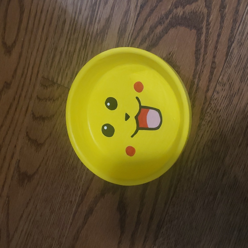 Pokemon Inspired Handpainted Pikachu Trinket Dish